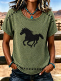 Women's Casual Printed Top