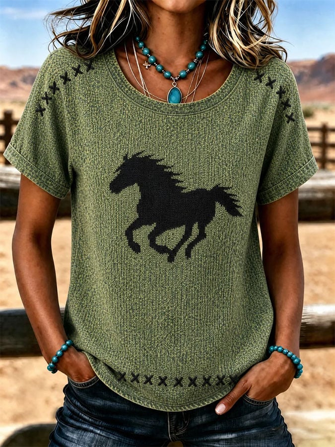 Women's Casual Printed Top
