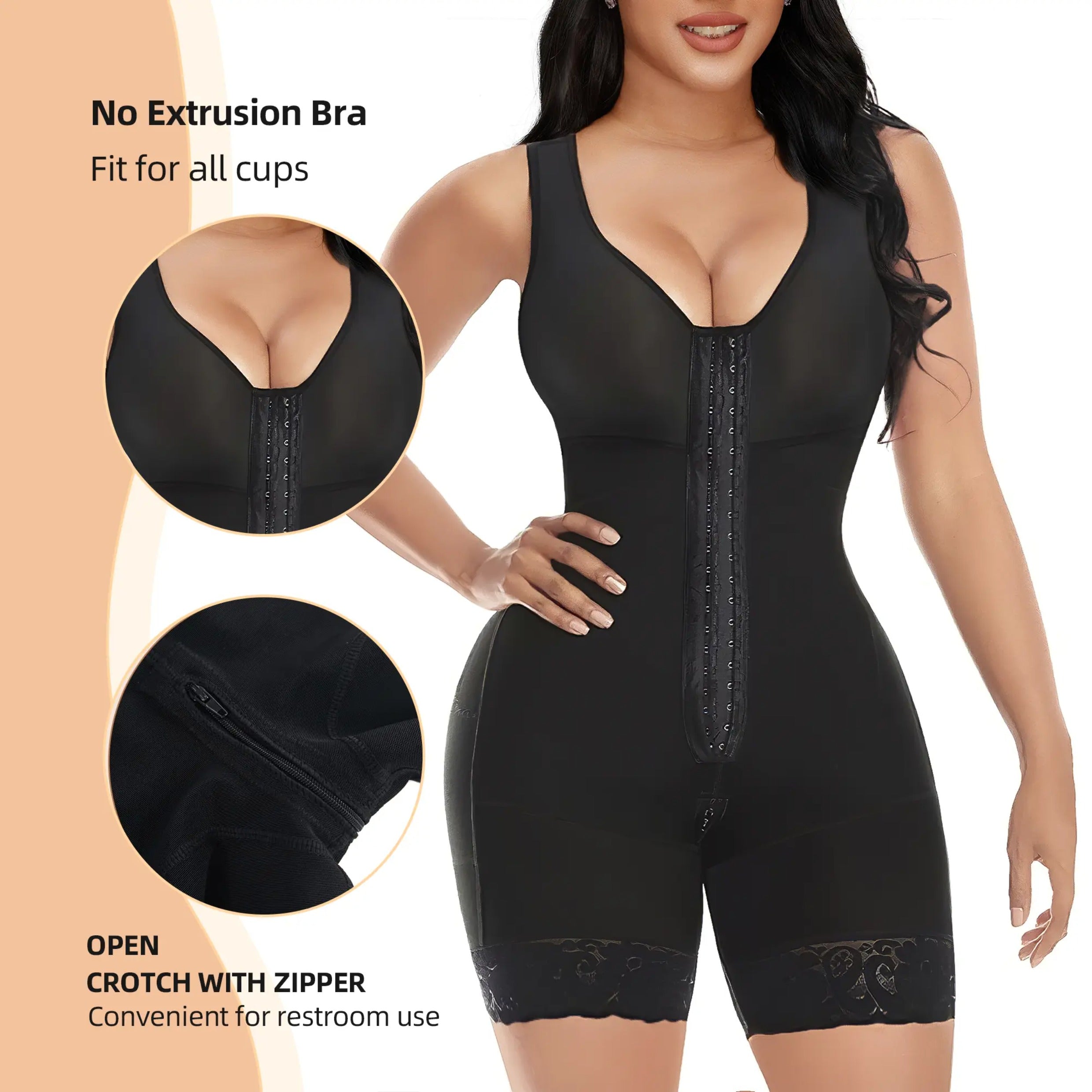 Body moldeador de cuerpo completo para mujer | Control de abdomen y realce de glúteos