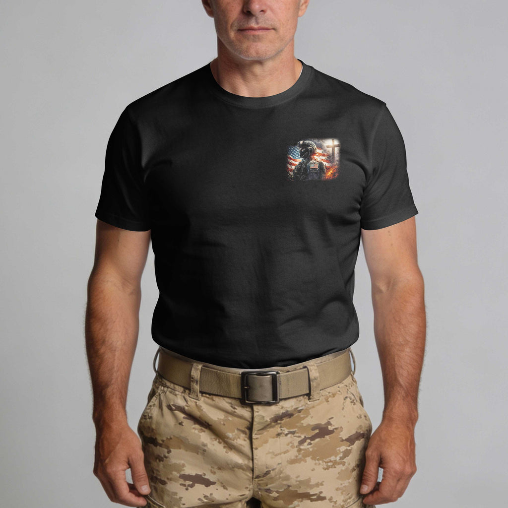 I Fought For This Land I Live By His Word T-Shirt