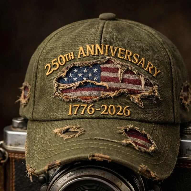 250th Anniversary USA Commemorative Cap (1776–2026)