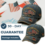 🏆Hand-Embroidered Artisan Cap💖US 250th Anniversary Casual Hat