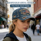 🏆Hand-Embroidered Artisan Cap💖US 250th Anniversary Casual Hat