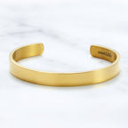 Not Sisters By Blood But Sisters By Heart Cuff Bracelet