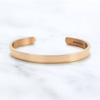 Beautiful Girl You Can Do Hard Things Cuff Bracelet
