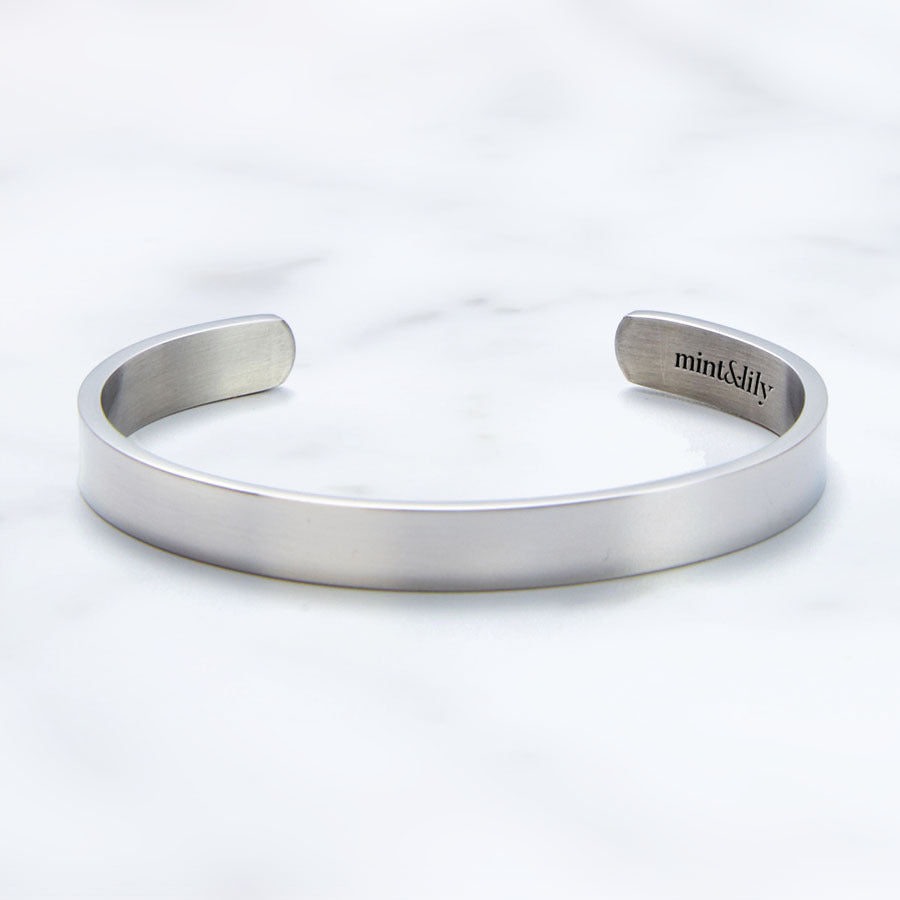 Not Sisters By Blood But Sisters By Heart Cuff Bracelet