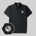 Galactic Badge Geek Embroidered Polo Shirt