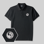Galactic Badge Geek Embroidered Polo Shirt