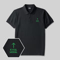 Excel Model Geek Embroidered Polo Shirt