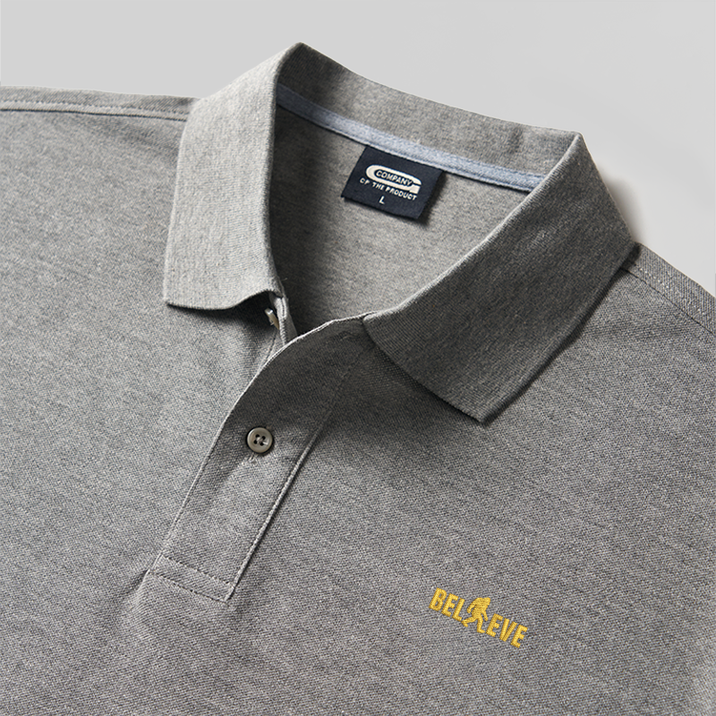 Believe Geek Embroidered Polo Shirt