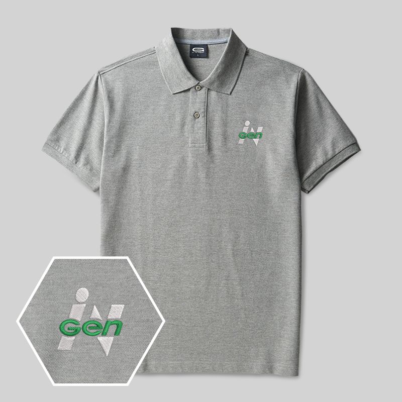 Gen Geek Embroidered Polo Shirt