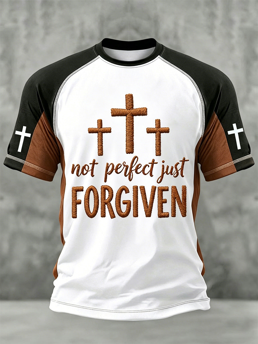 Men's Christian Cross Print Tee