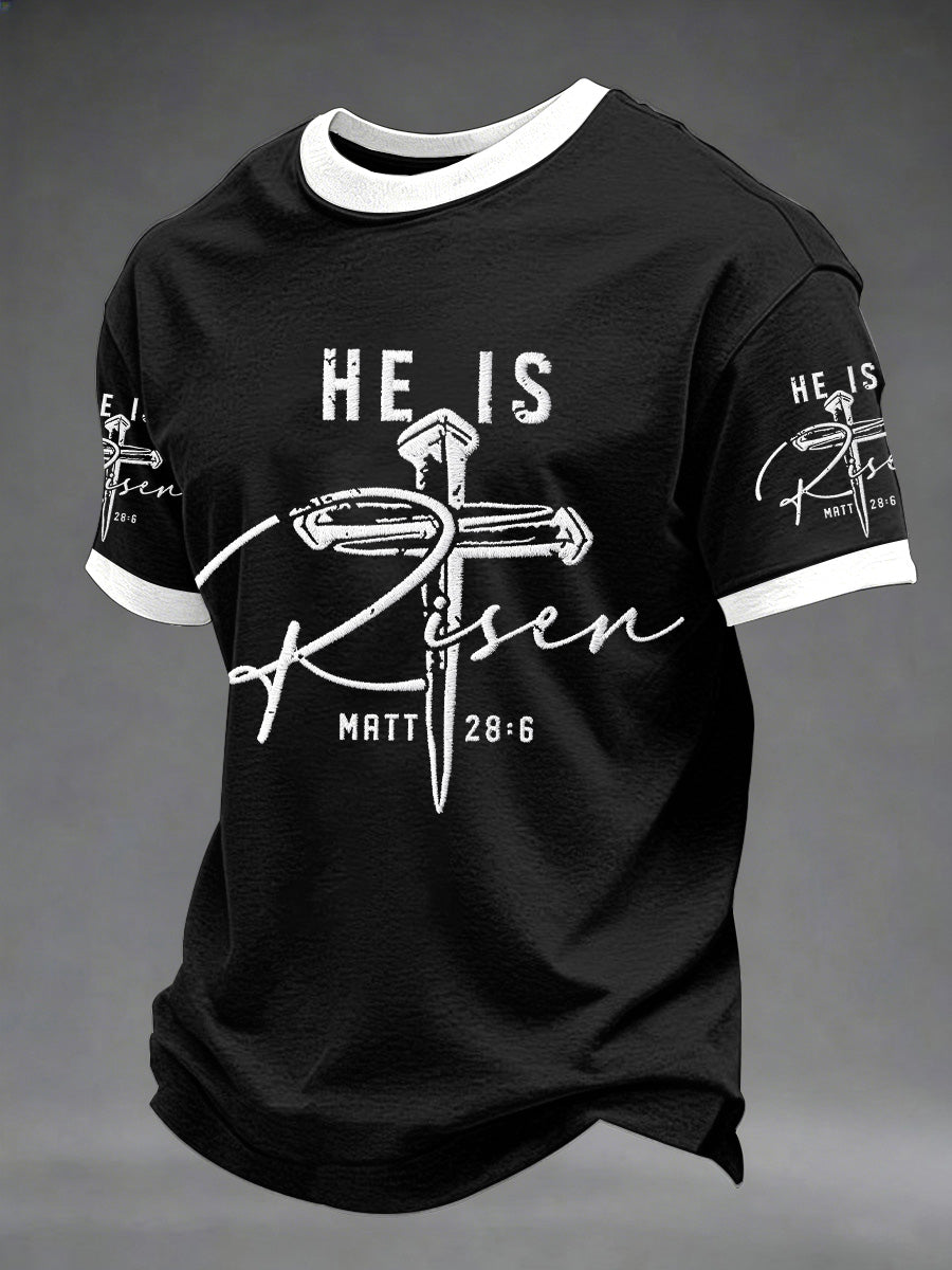 Men's Christian Cross Print Tee