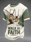 Men's Walk By Faith Print Tee