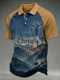 Men's Jesus Christ Is Lord Print Polo