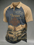 Men's Jesus Is Lord Print Polo
