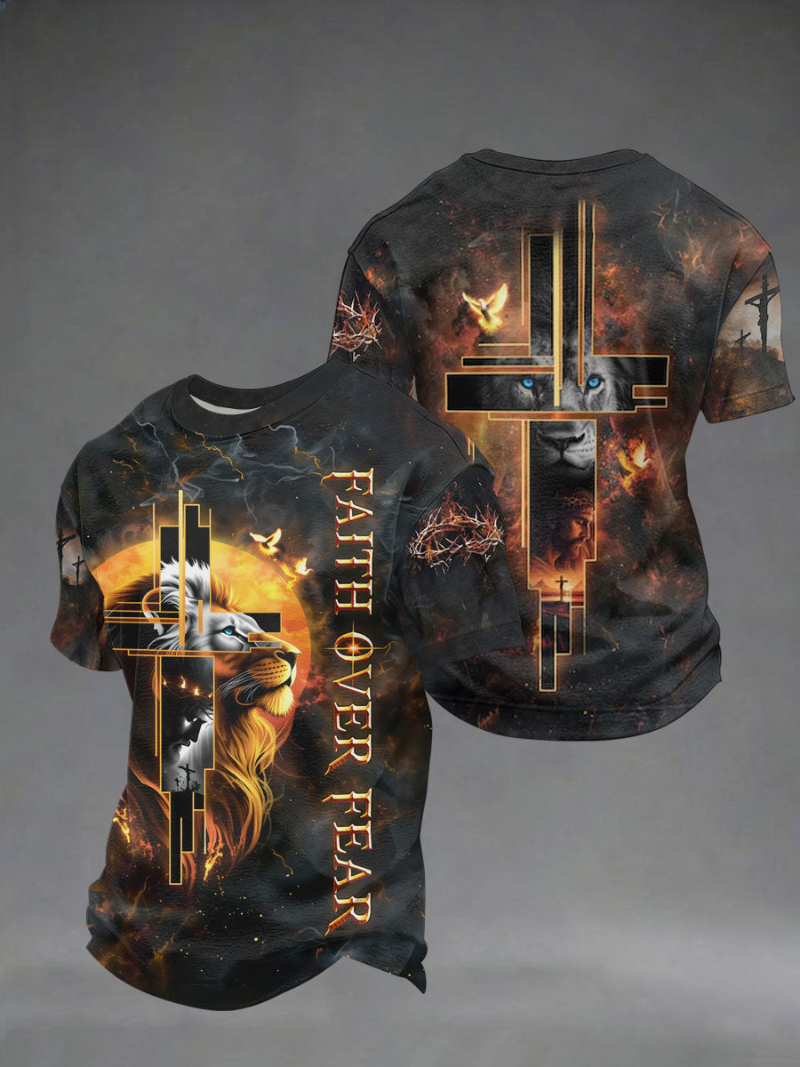 Men's Faith Over Fear short sleeves t-shirt