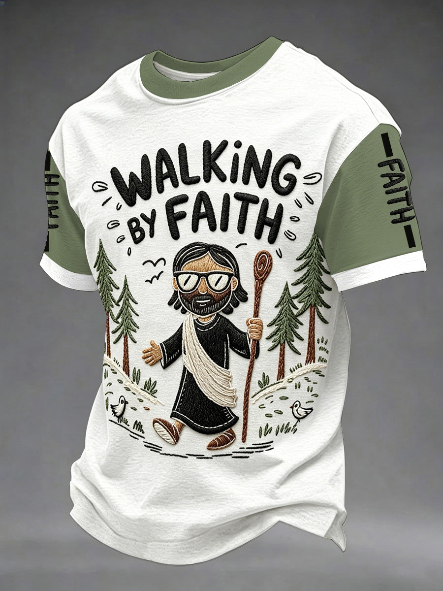 Men's Christian Print Tee
