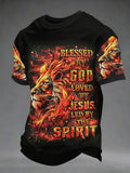 Men's Christian Print Tee