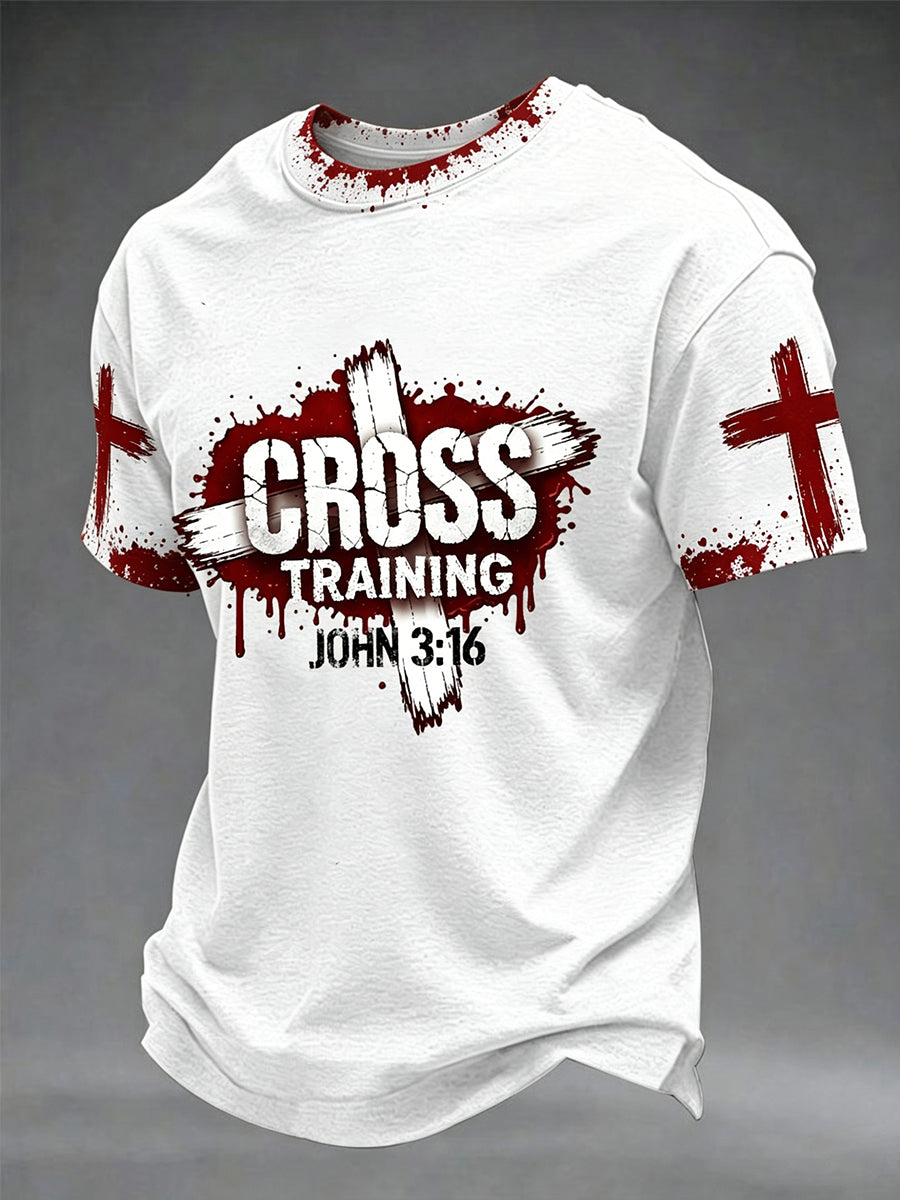 Men's Christian Cross Short Sleeve T-shirt
