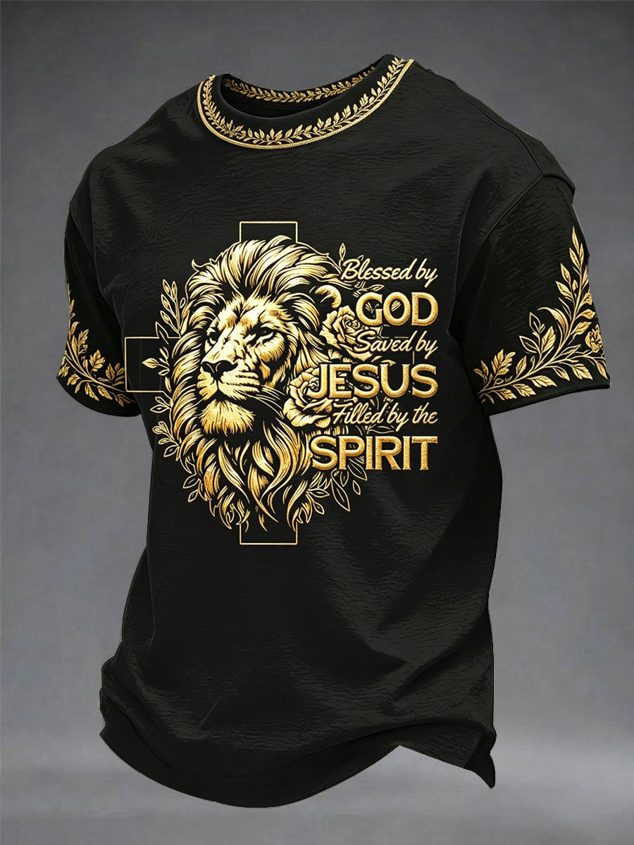 Men's Christian Print Tee