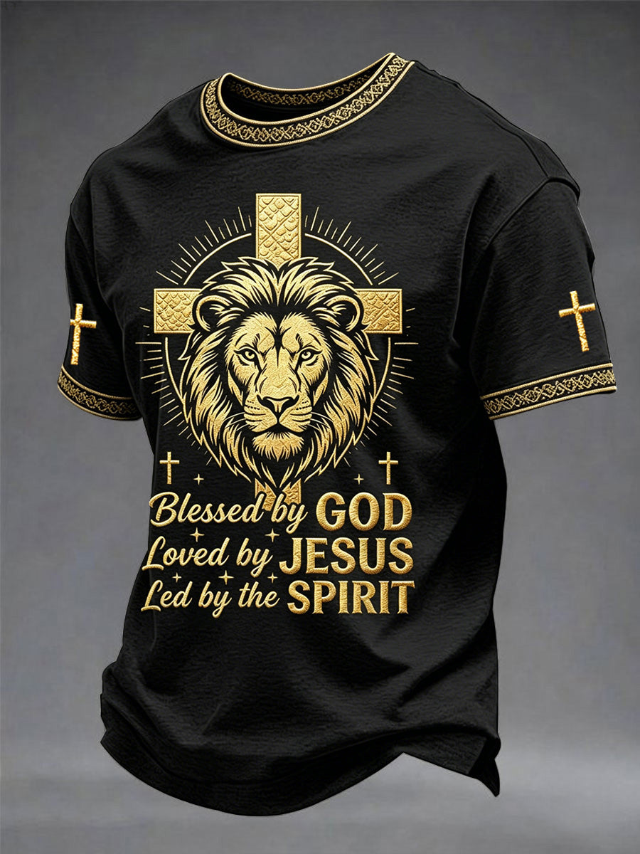 Men's Christian Print Tee