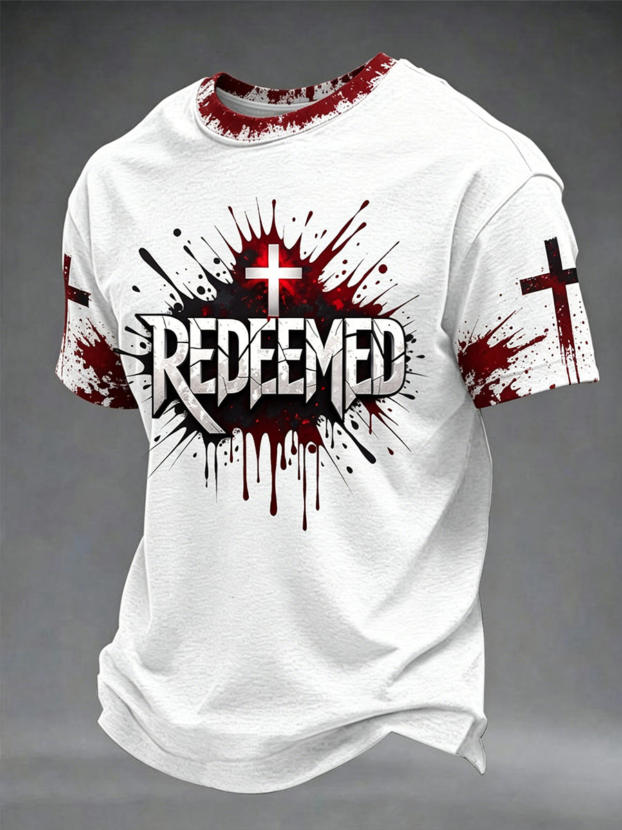 Men's Christian Redeemed Cross Short Sleeve T-shirt