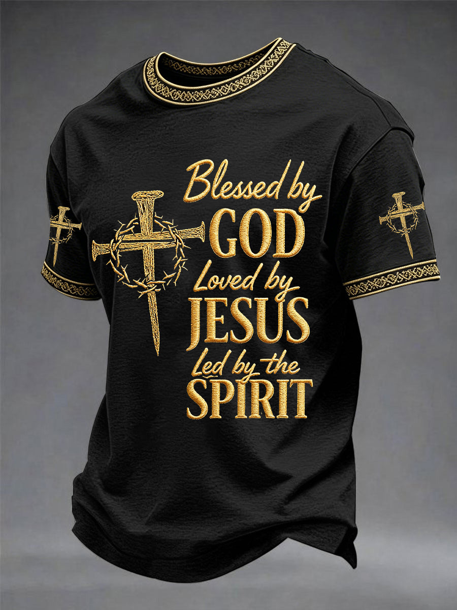 Men's Christian Print Tee