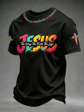 Men's Christian Jesus Cross Short Sleeve T-shirt