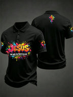 Men's Christian Jesus Cross Short Sleeve T-shirt