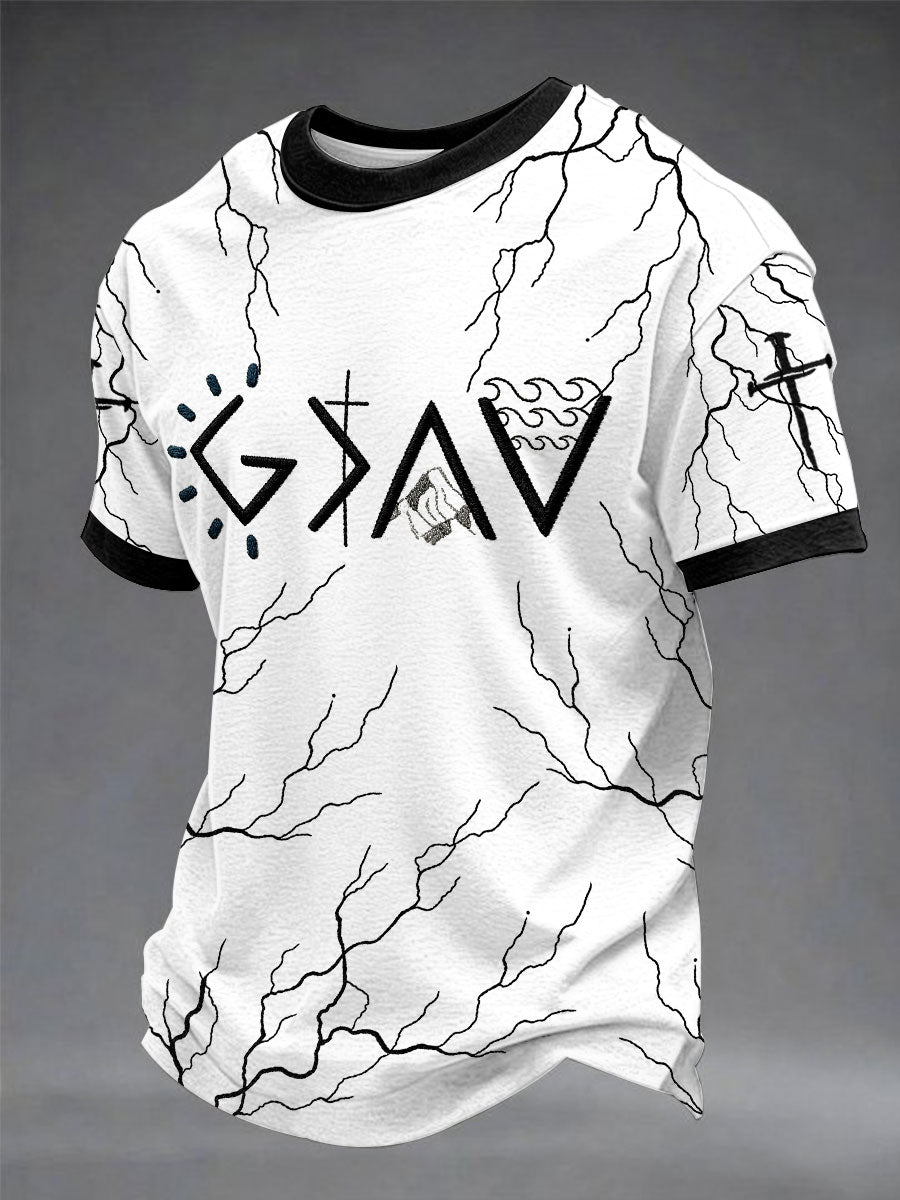 Men's “God Is Greater Than The Highs & Lows” Print Casual Unisex T-shirt