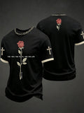 Men's Christian Jesus Cross Short Sleeve T-shirt