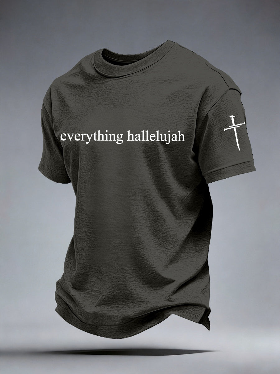 T-shirt imprimé « Everything Hallelujah » pour homme