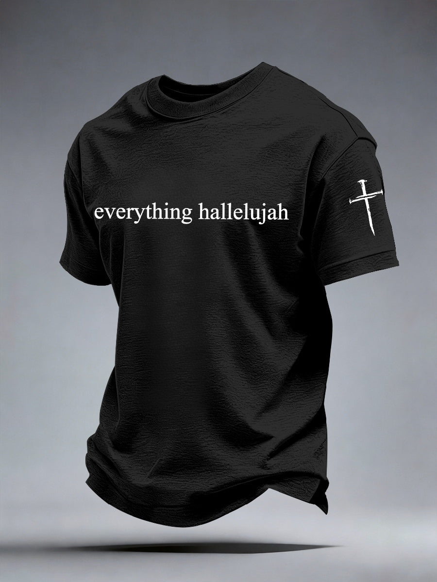 T-shirt imprimé « Everything Hallelujah » pour homme