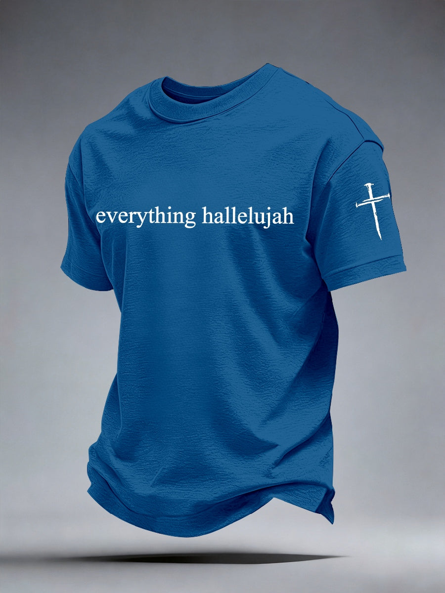 T-shirt imprimé « Everything Hallelujah » pour homme