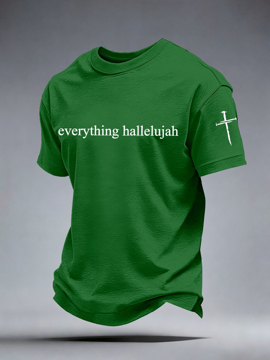 T-shirt imprimé « Everything Hallelujah » pour homme