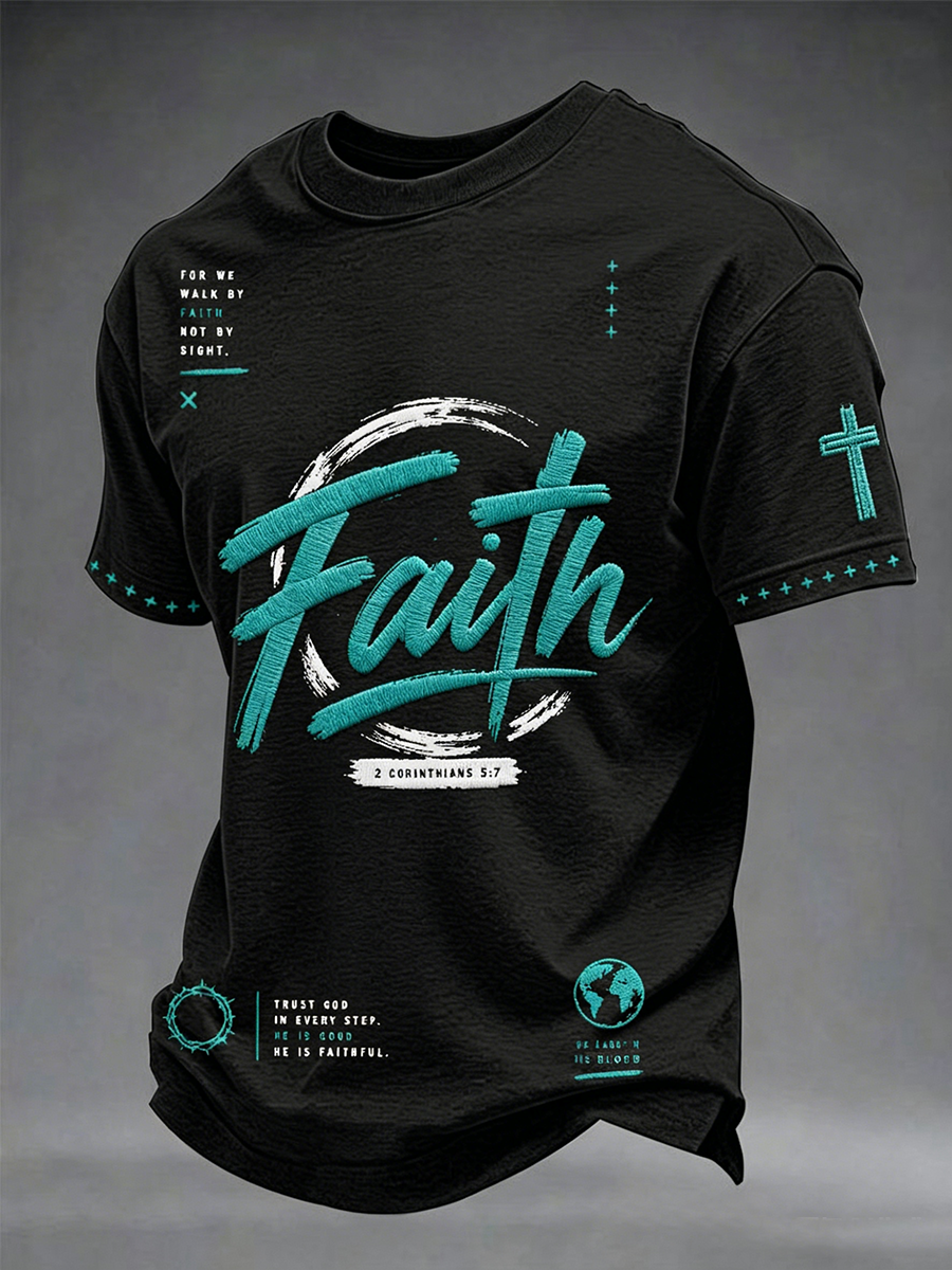 Men's Faith Short Sleeves T-shirt