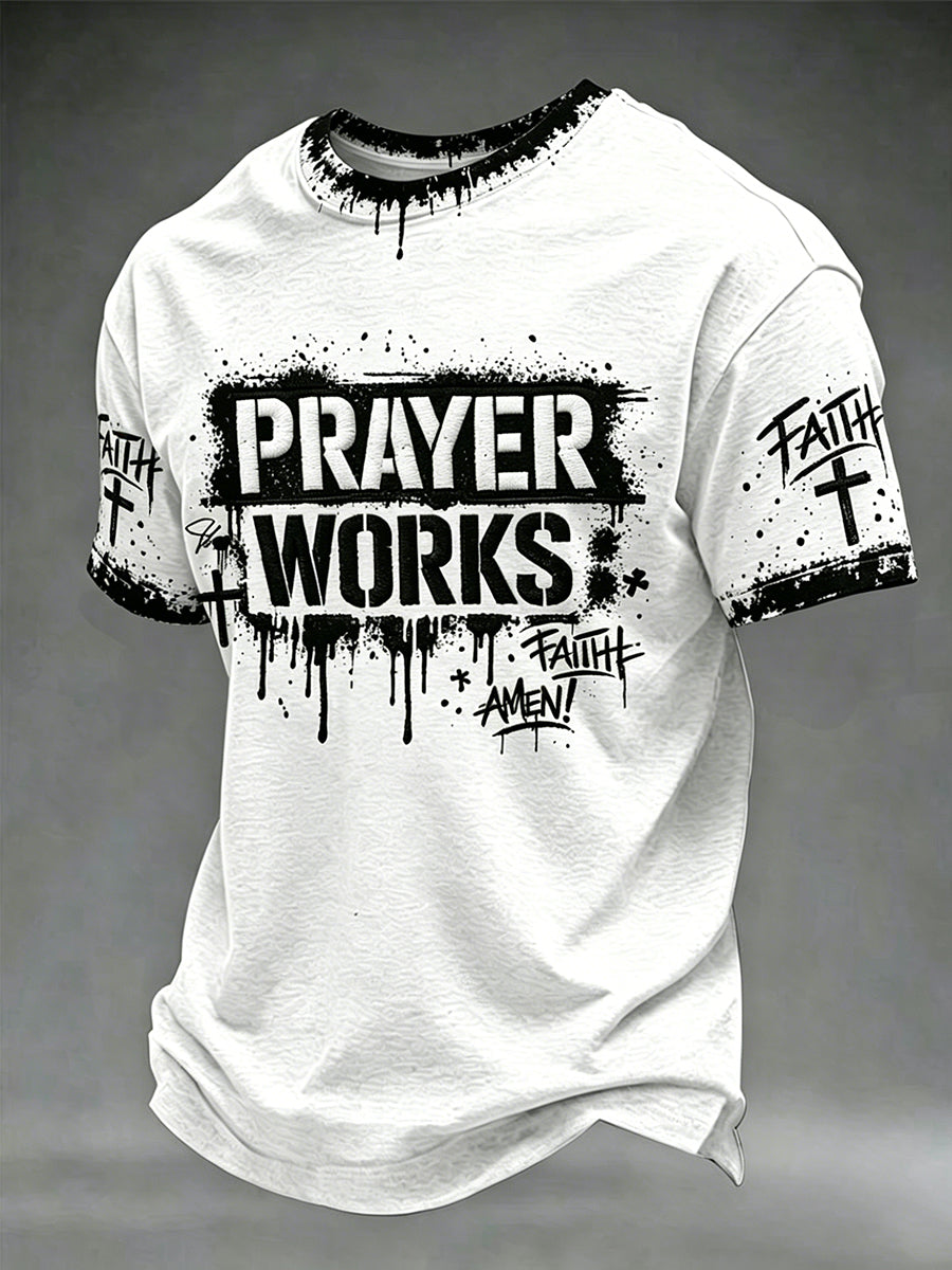 Men's Christian Faith Cross Short Sleeve T-shirt