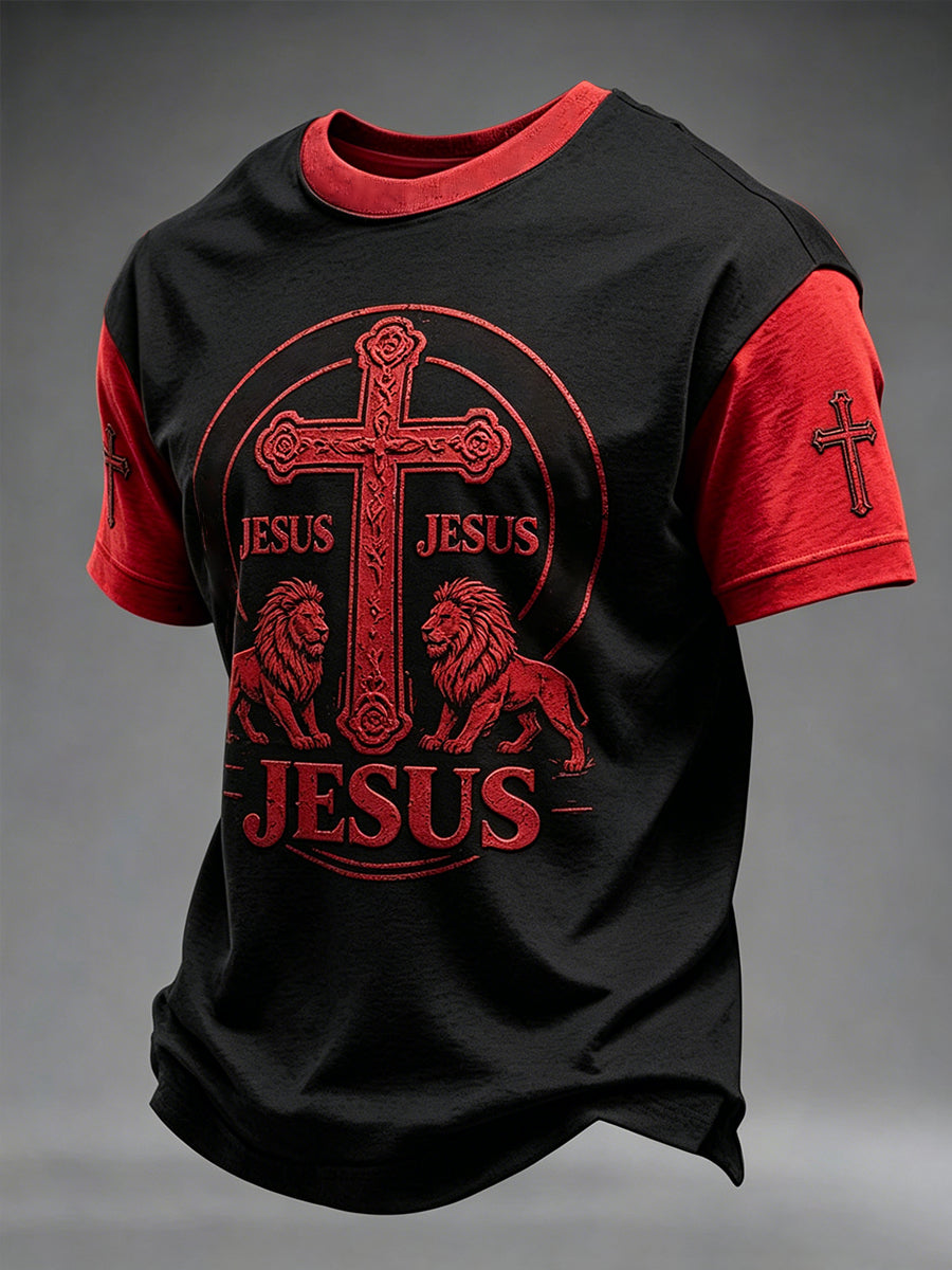 Men's JESUS Printed T-shirt