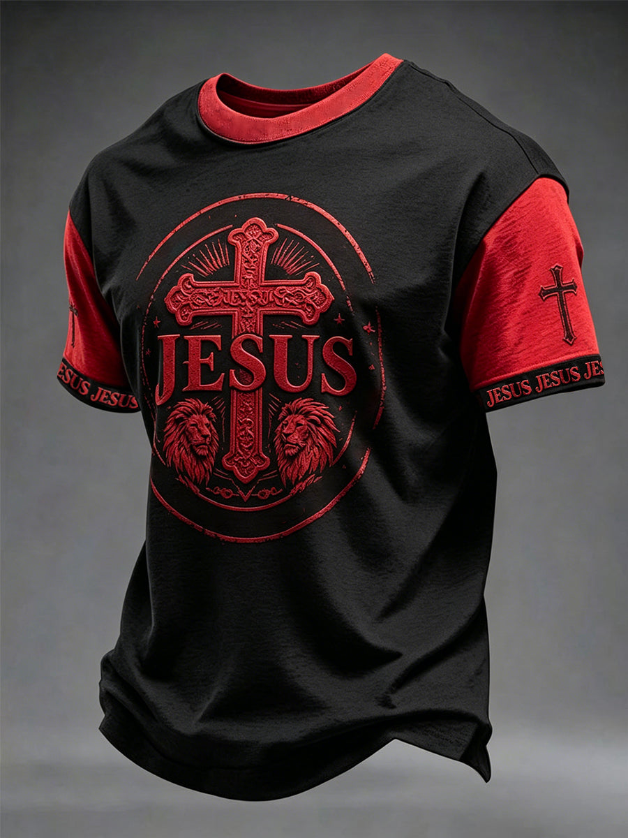 Men's JESUS Printed T-shirt