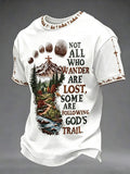 Men's Christian Cross Print Tee