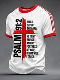 Men's Christian Cross Print Tee