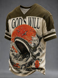 Men's God‘s Will V-neck T-shirt