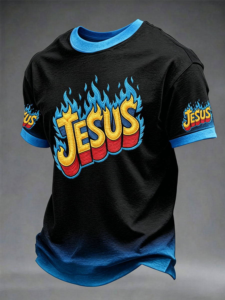 Men's Jesus Faith Casual Unisex T-Shirt