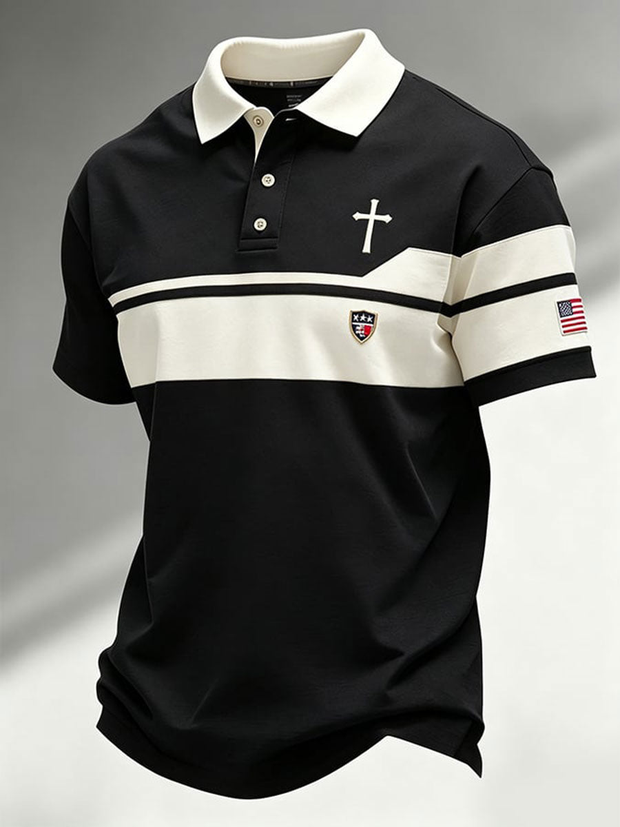 Men's Faith Print Casual T-Shirt