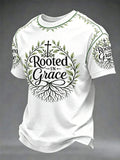 Men's “Rooted In Grace”Faith Casual Unisex T-Shirt