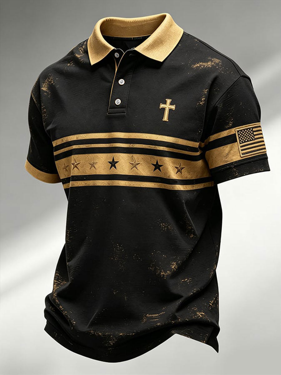 Men's Faith Print Casual T-Shirt