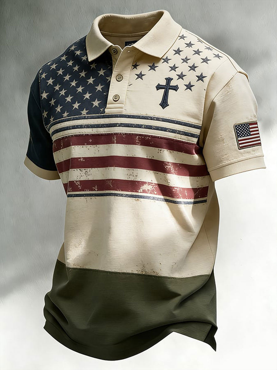 Men's Faith Print Casual T-Shirt