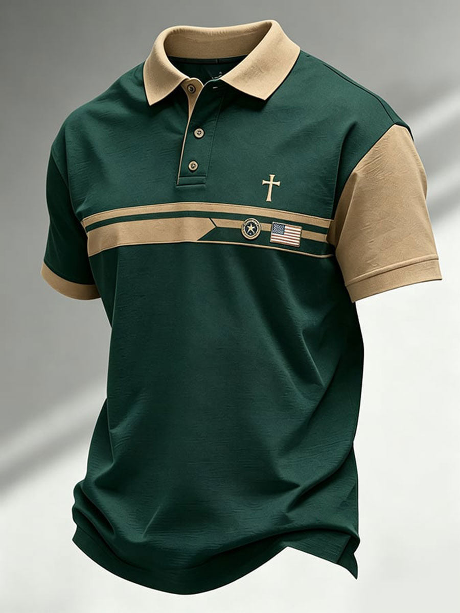 Men's Faith Print Casual T-Shirt