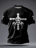 Men's Faith Printed Casual short sleeves t-shirt